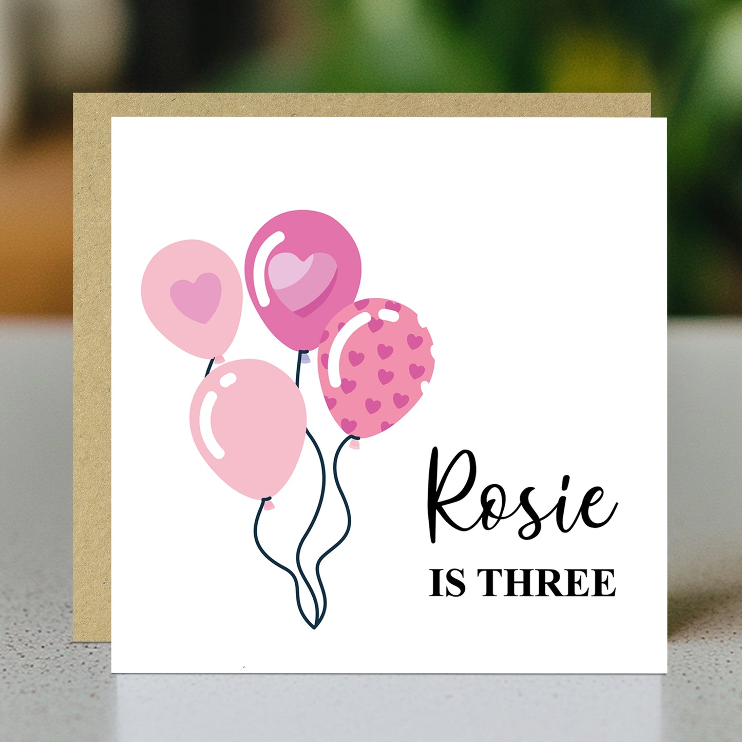 3rd Birthday Card For Daughter Granddaughter Niece Sister Kids