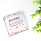 Friendship Gift For Best Friend Plaque Gift For Her Christmas