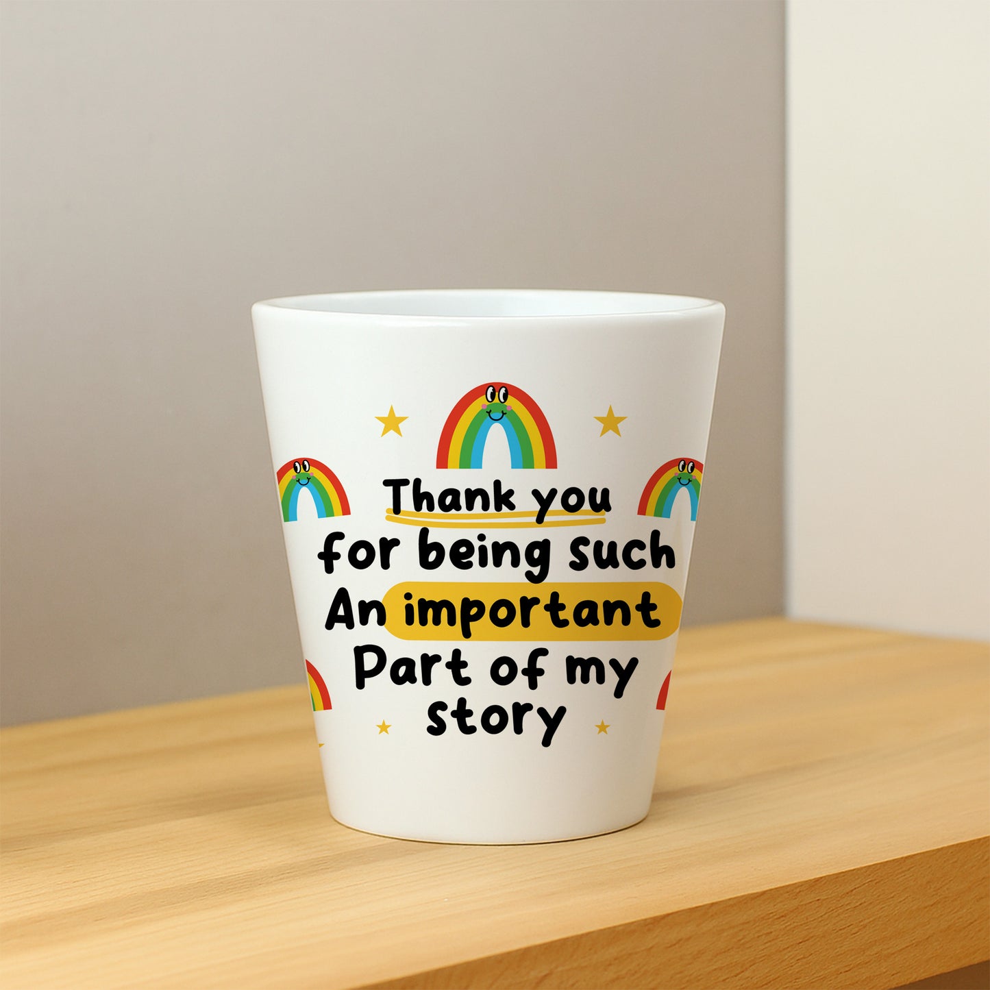 THANK YOU GIFT For Teacher TA Nursery Teacher Plant Pot