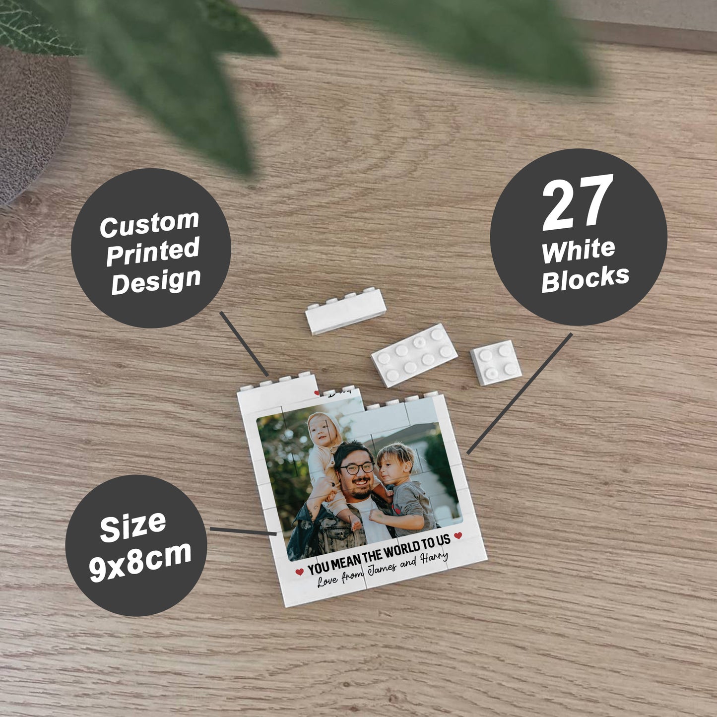 Personalised Gift For Dad For Fathers Day Birthday Puzzle Gift