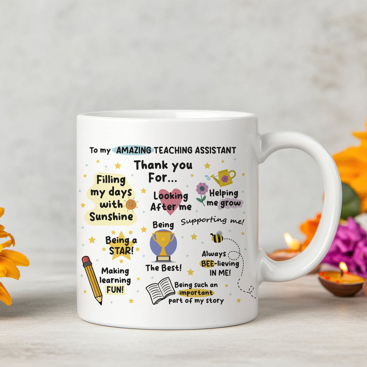 Mug For Teaching Assistant Gift For Him Her Appreciation Gift