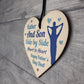 Happy Father's Day Wooden Heart Dad Gift From Son Fathers Day