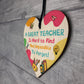 GREAT TEACHER GIFT Thank You Gifts Wooden Heart Leaving Gifts