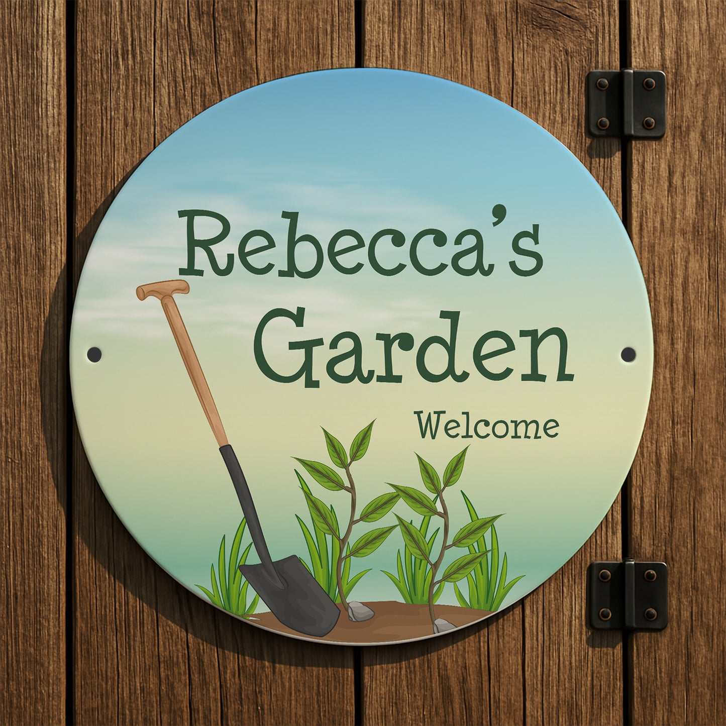 Personalised Novelty Garden Sign For Outside Garden Plaque