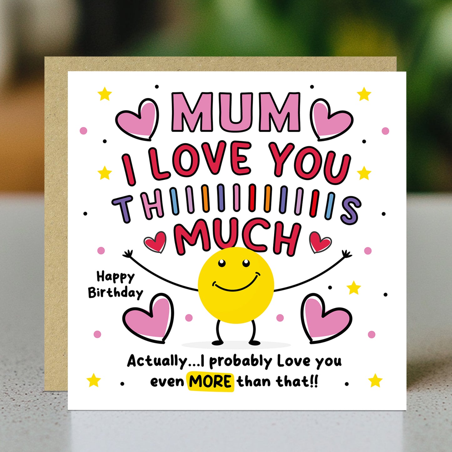 Mum Birthday Card For Her Mum Cards From Children Daughter Son