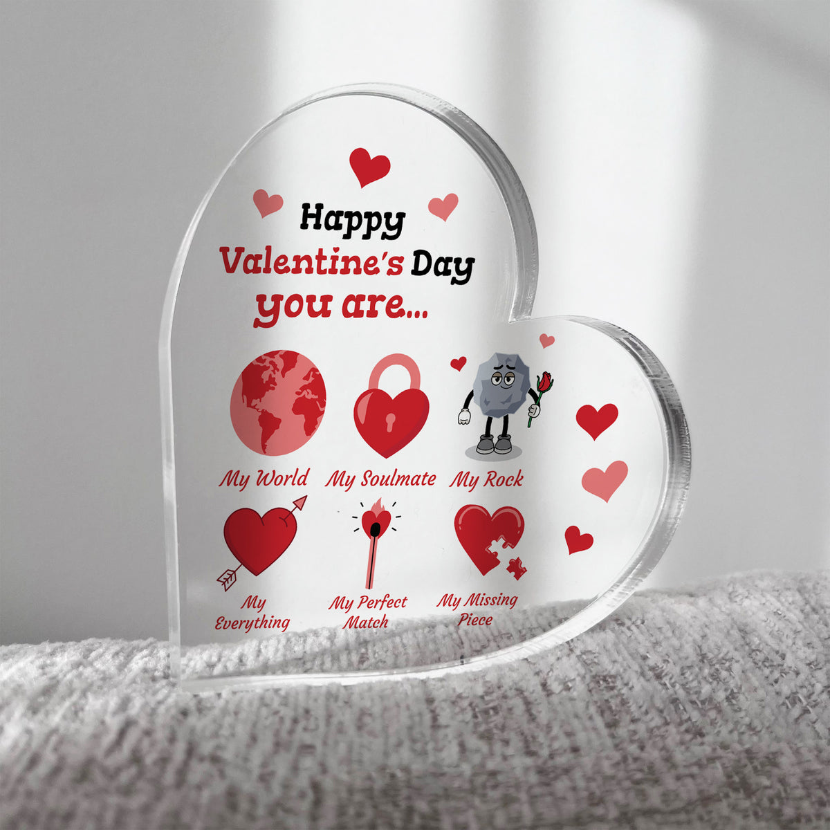 Valentines Day Gift For Boyfriend Girlfriend Wife My Rock