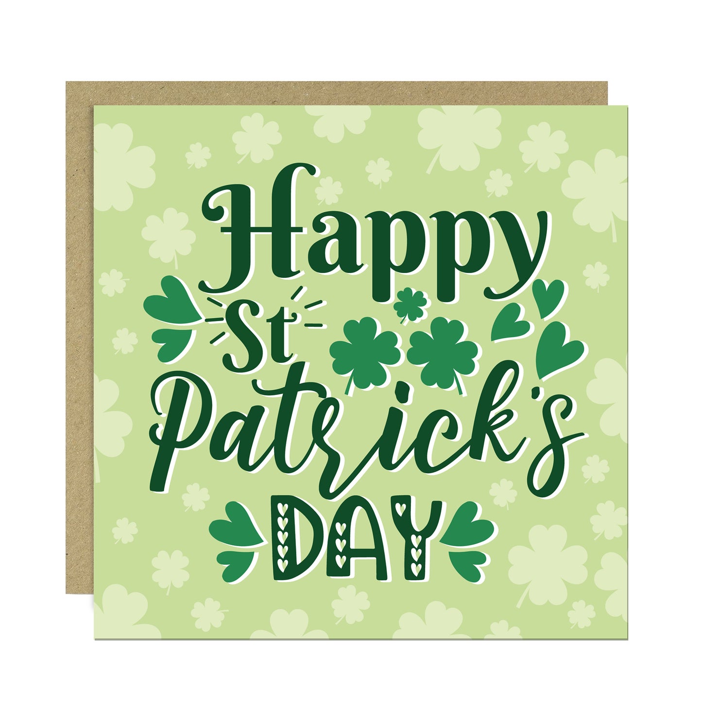 Happy St Patricks Day Card Set of 6 St Paddys Day Cards