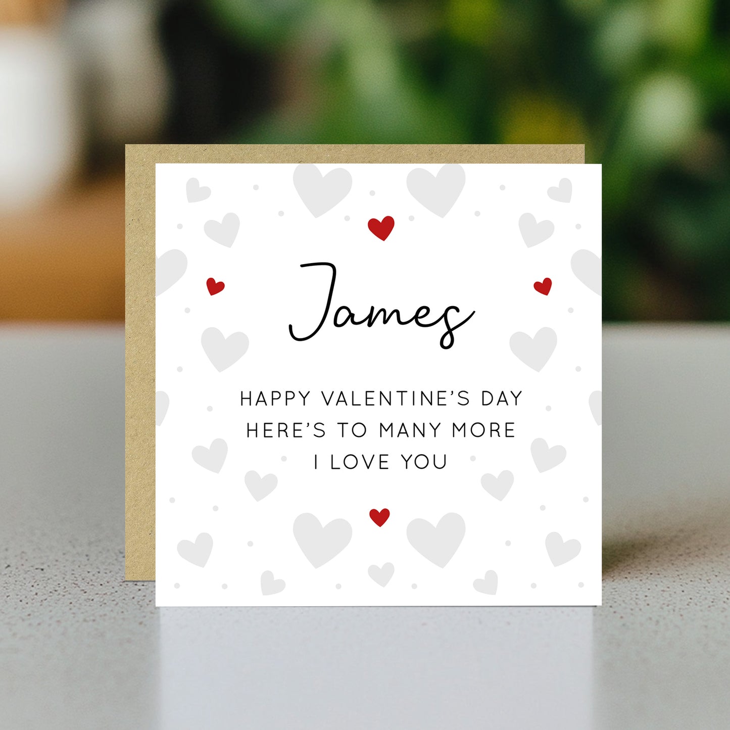 Happy Valentines Day Card Personalised Valentines Card For Him