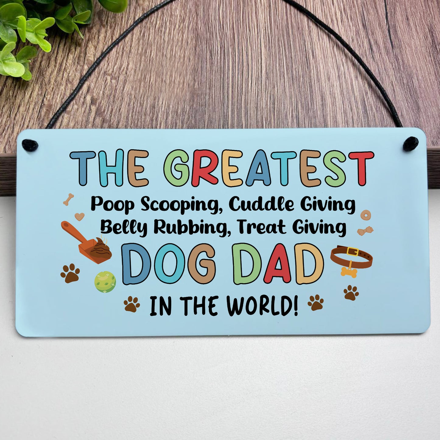 Funny Fathers Day Birthday Gift For The Greatest Dog Dad Gift