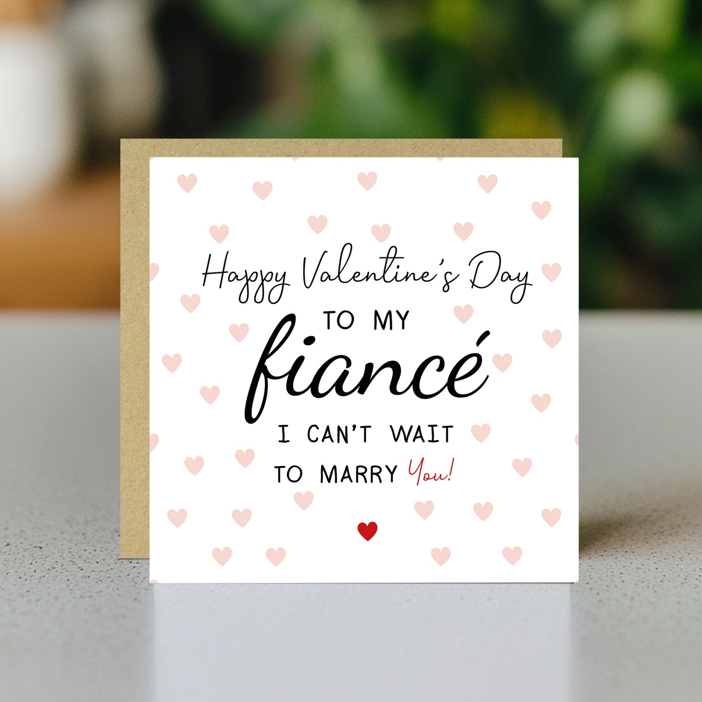 Valentines Card For Fiance, Valentine's Gifts For Him Her