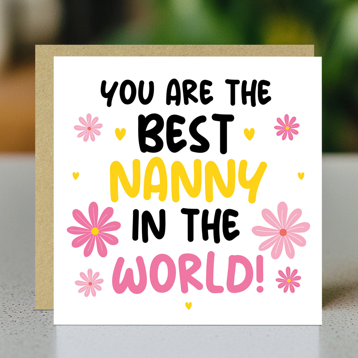 Card For Nanny Birthday Christmas Nanny Card From Grandchildren