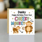 Birthday Card for Daddy From Your Cheeky Monkey Funny Birthday C