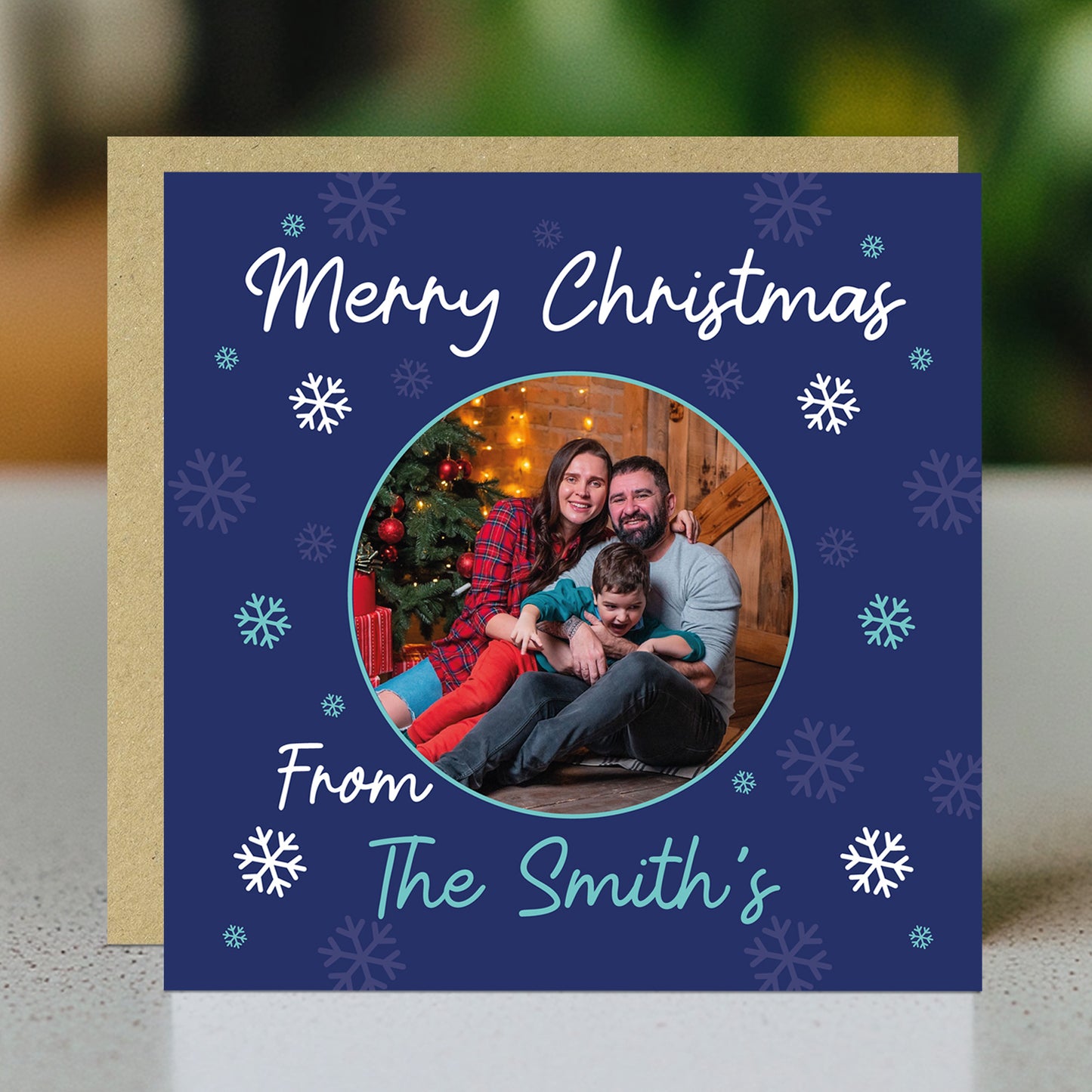 Personalised Photo Christmas Card For Family and Friends