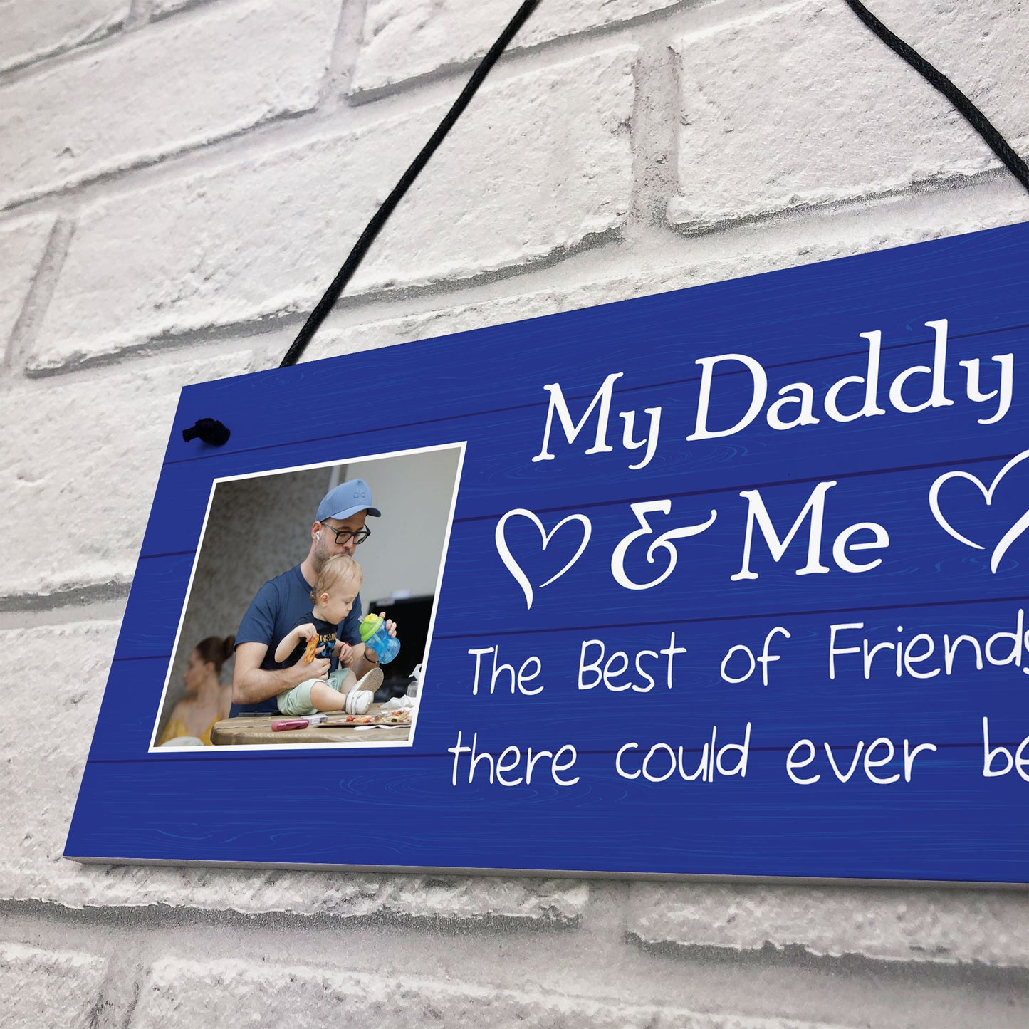 My Daddy And Me Plaque Gift For Daddy For Birthday Christmas