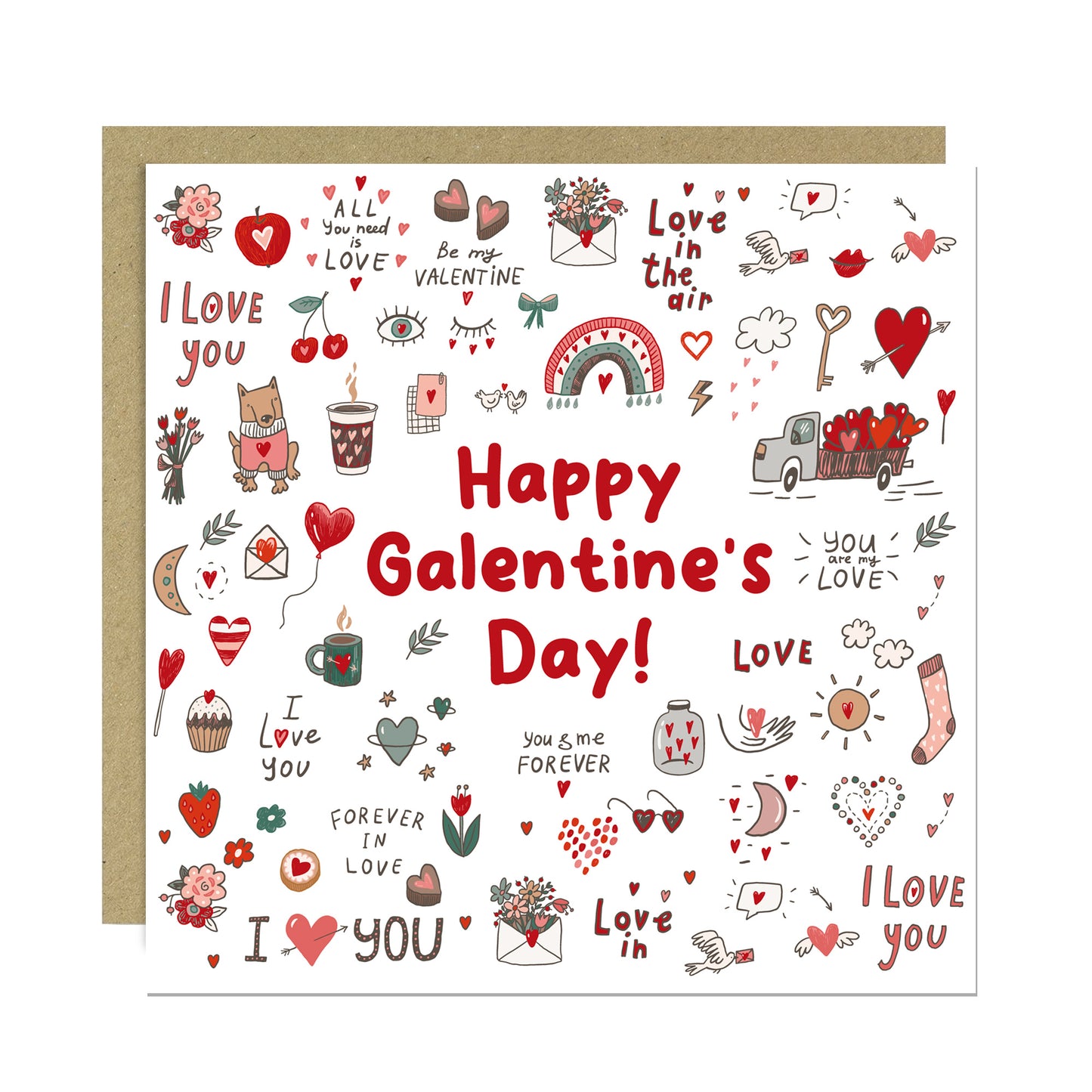 Happy Galentines Day Card Set of 6 Galentines Cards For Friends