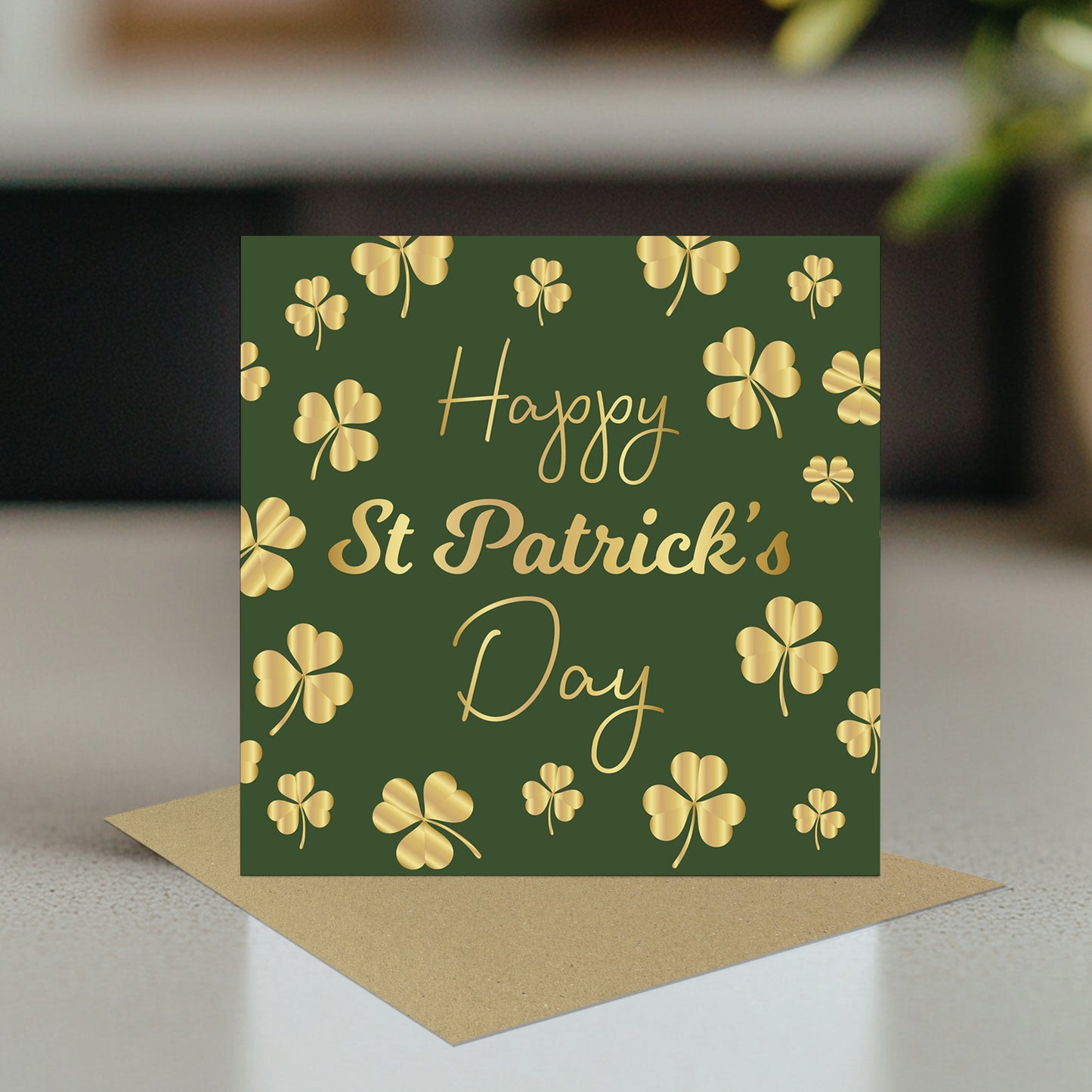 St Patricks Day Card Pack of 2 Happy St Patricks Day For Family