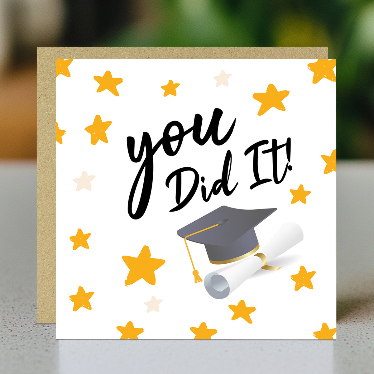 Graduation Card For Daughter Son YOU DID IT Card With Envelope
