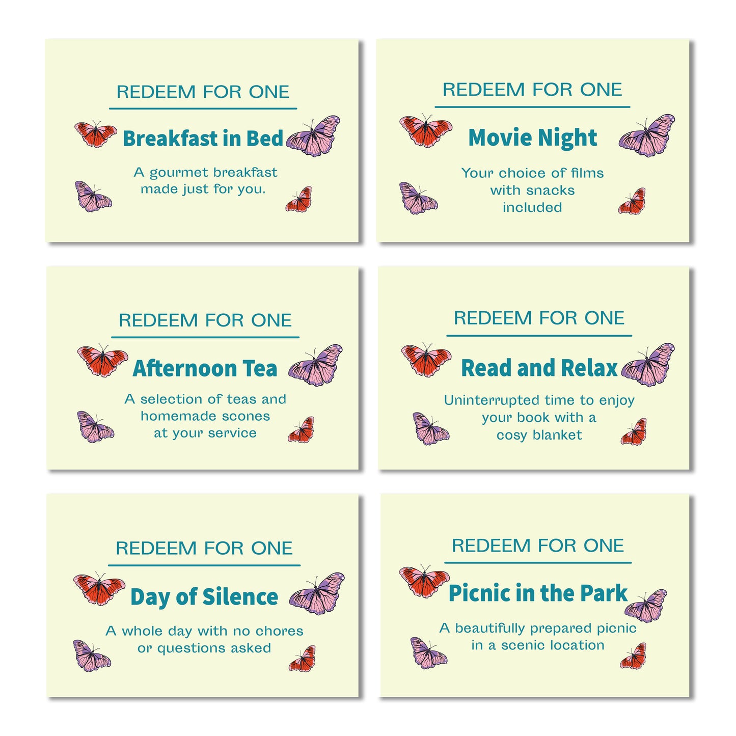 Coupon Book for Mum, Fun Cards for Mother's Day, Mothers Day