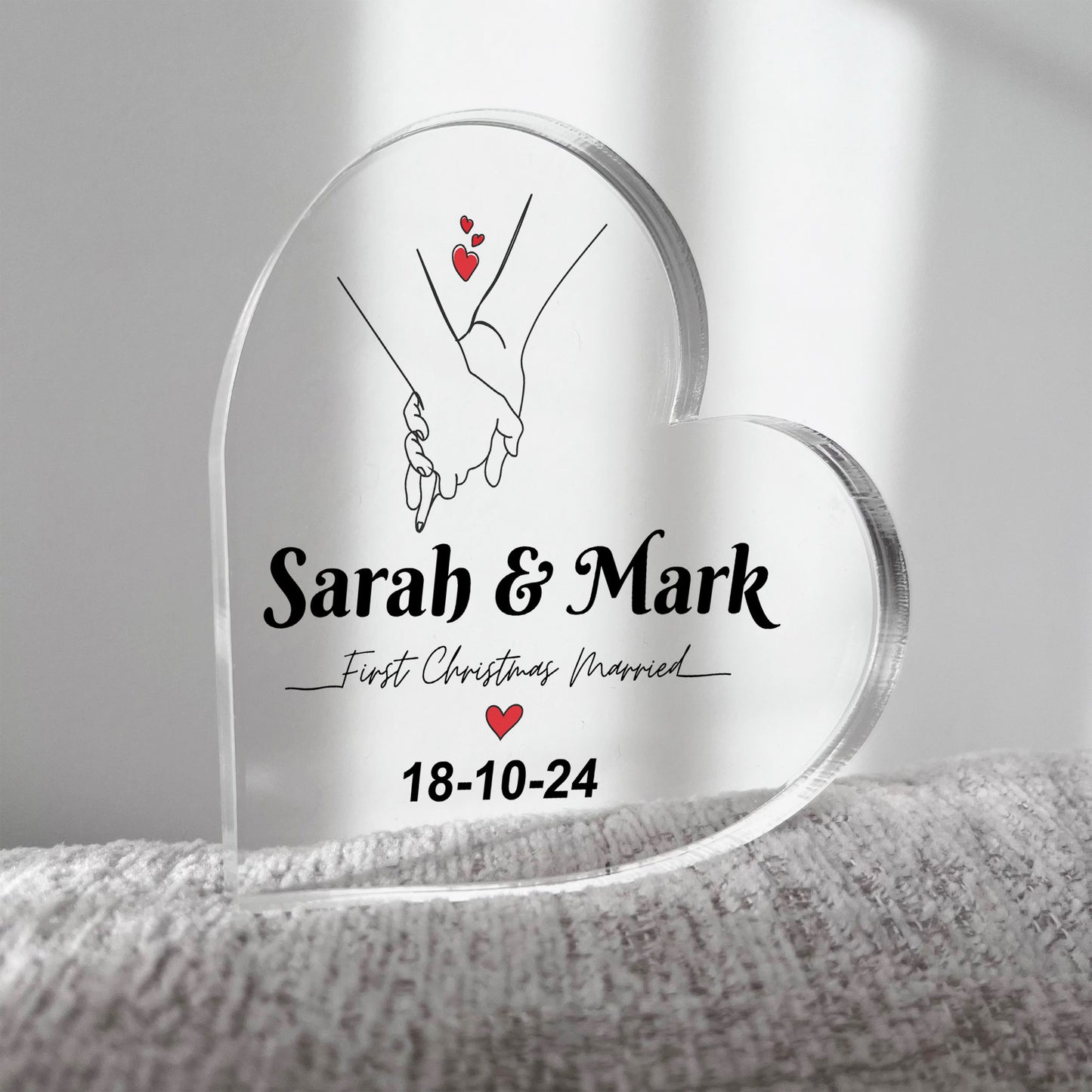 Personalised First Christmas Married Wedding Christmas Present