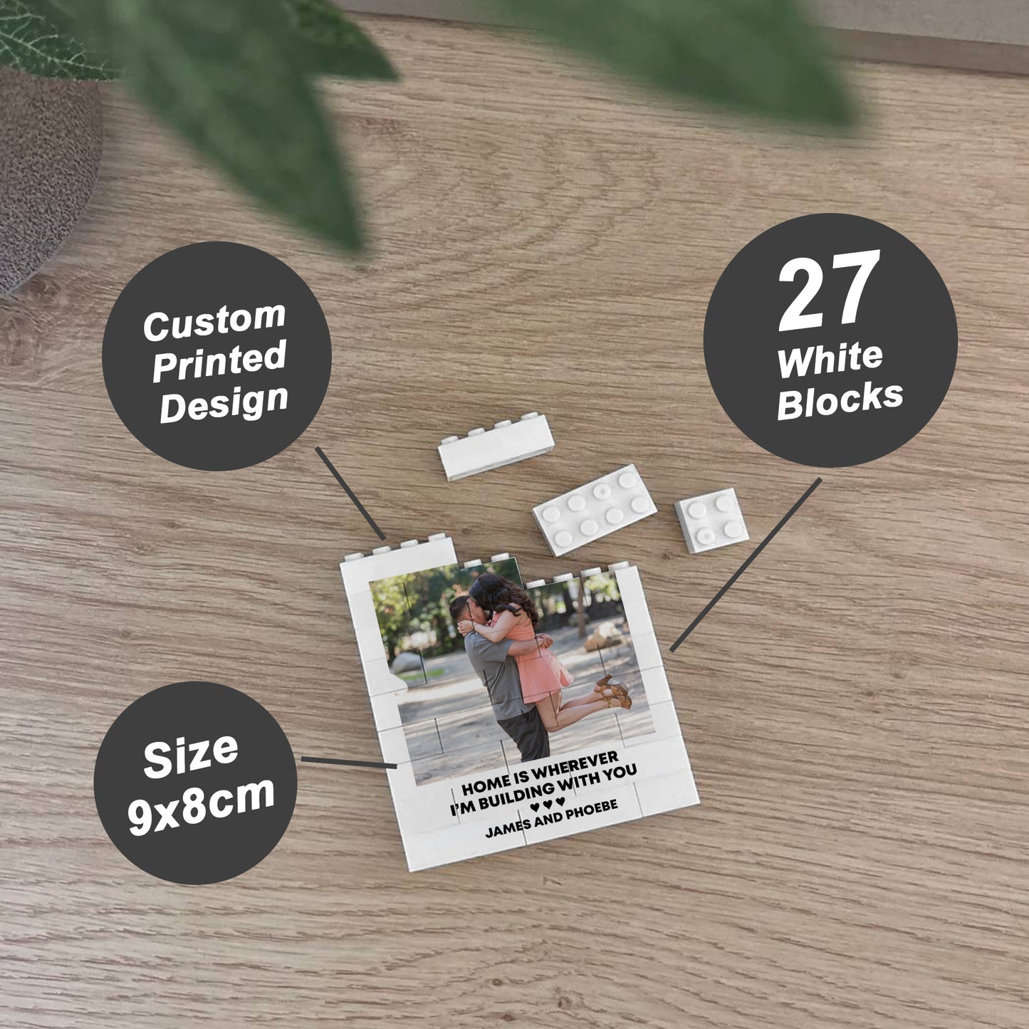 Gifts For Boyfriend Girlfriend Husband Wife Anniversary Block