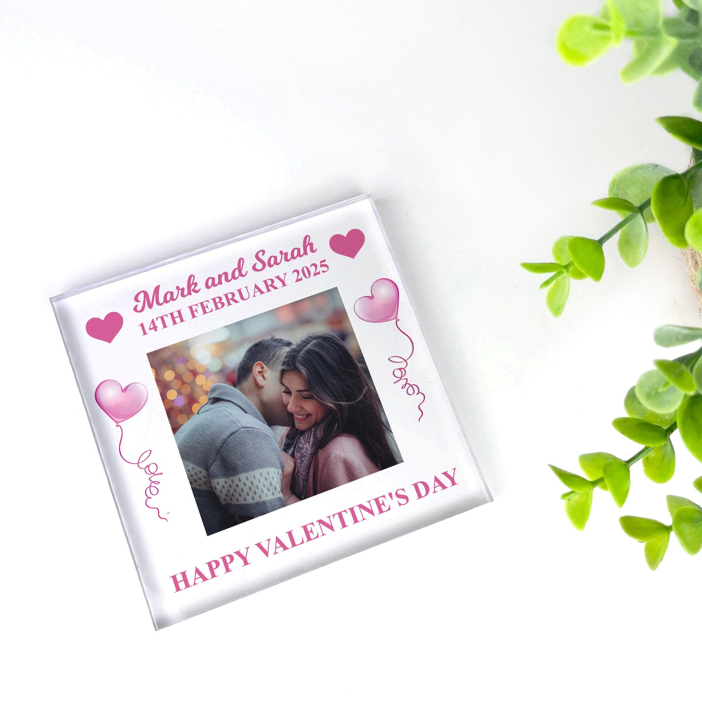 Valentines Gift For Him Her Personalised Plaque Boyfriend