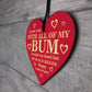 Funny Joke Anniversary Gift For Him Her Hanging Heart Plaque