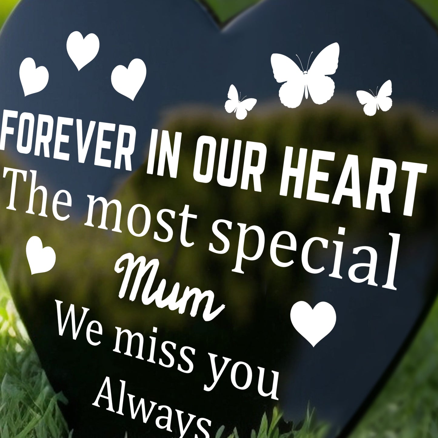 Mum Memorial Stake In Loving Memory of Mum Grave Marker