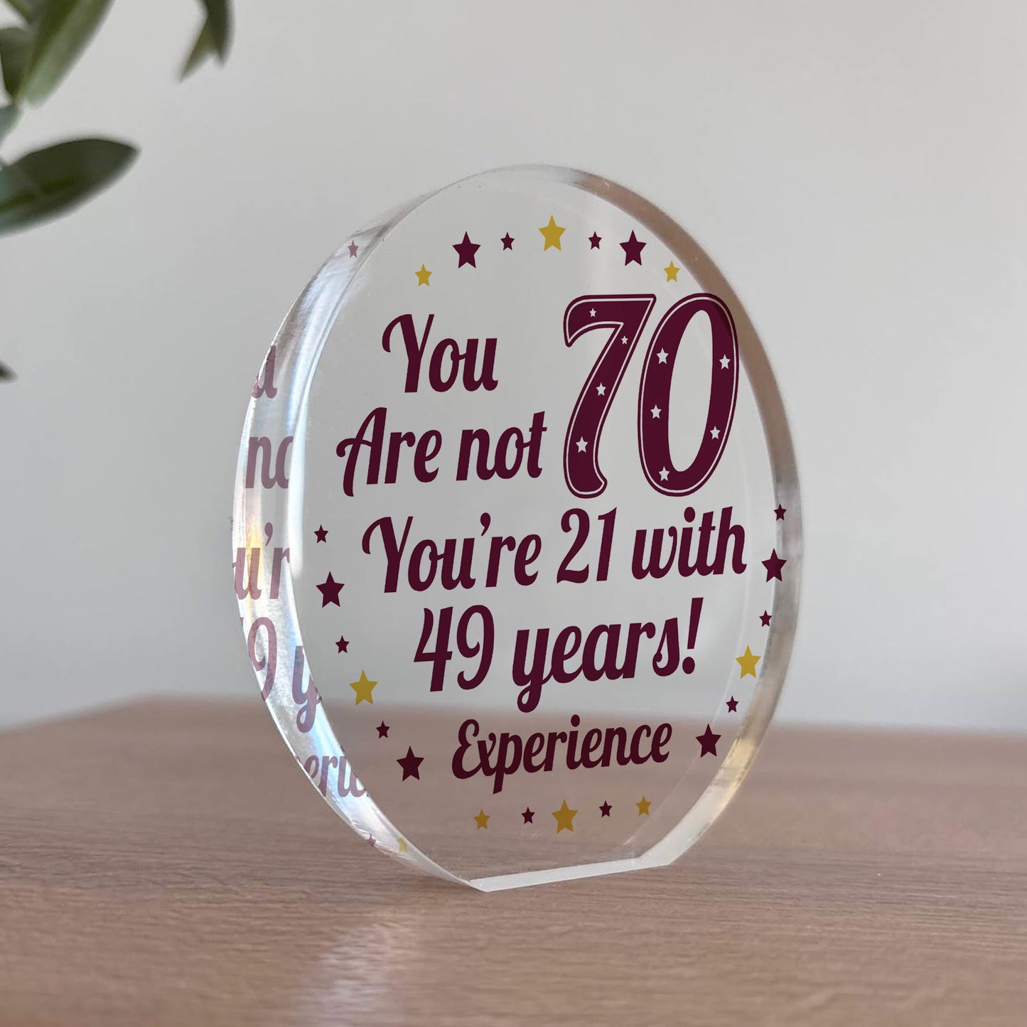 Funny 70th Birthday Gift For Men Women Joke Birthday Gift