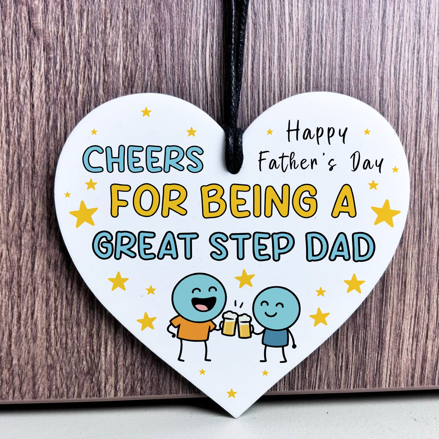 Cheers For Being A Great Step Dad Funny Fathers Day Gift