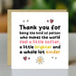 Special Card For Teacher Volunteer Assistant Mentor Tutor