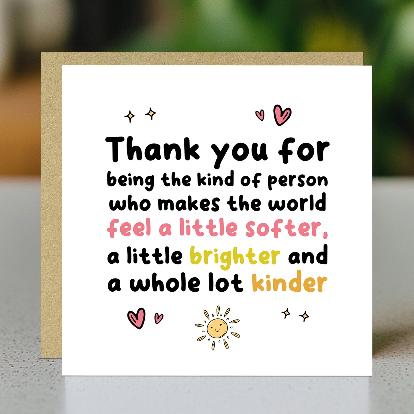Special Card For Teacher Volunteer Assistant Mentor Tutor