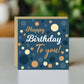 Happy Birthday Card For Men Dad Brother Uncle Navy Spots Card
