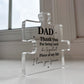Gifts for Dad For Fathers Day Puzzle Acrylic Plaque Dad Gifts
