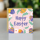 Easter Card, Floral Pastel Easter Card, Card For Easter