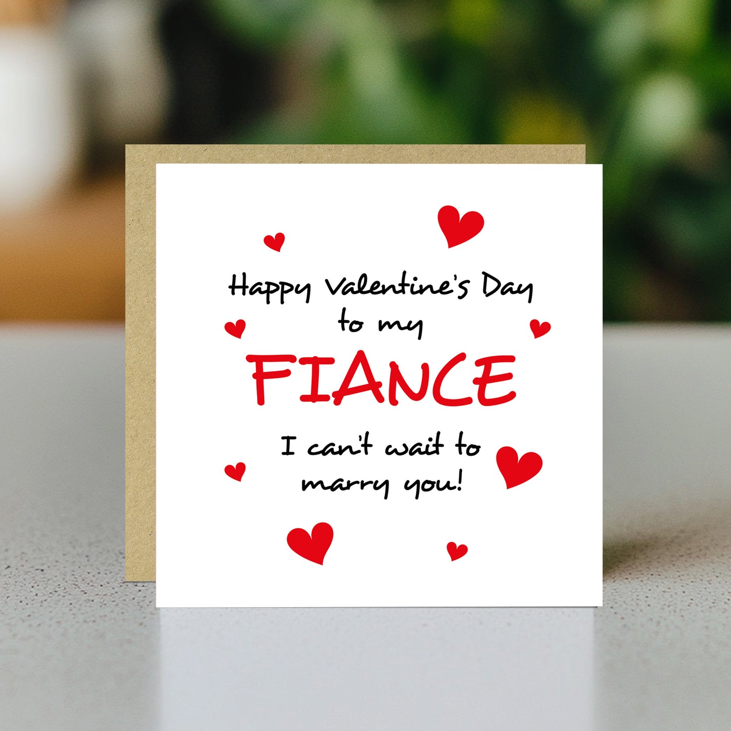Fiance Valentines Card Valentine's Gifts For Him Fiance Card