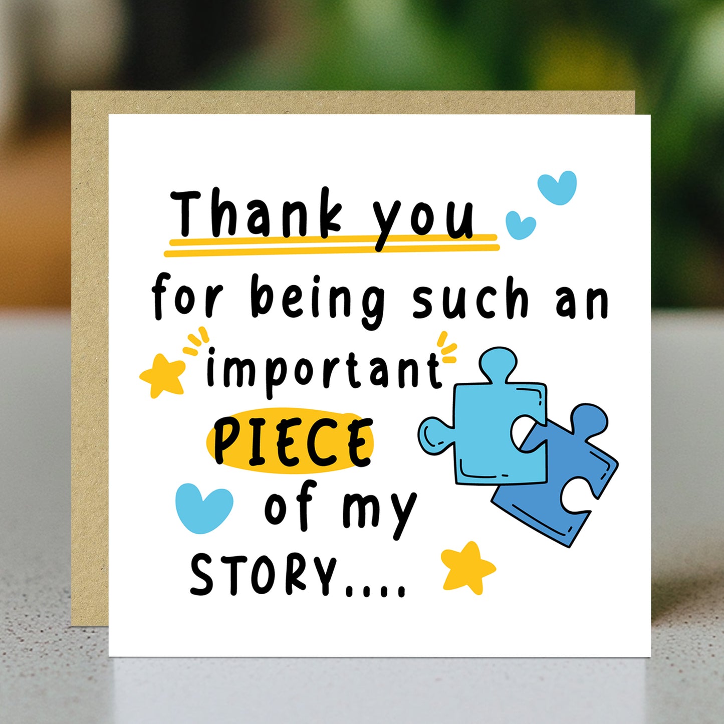 Thank You Card For Teachers Teaching Assistant Appreciation Card