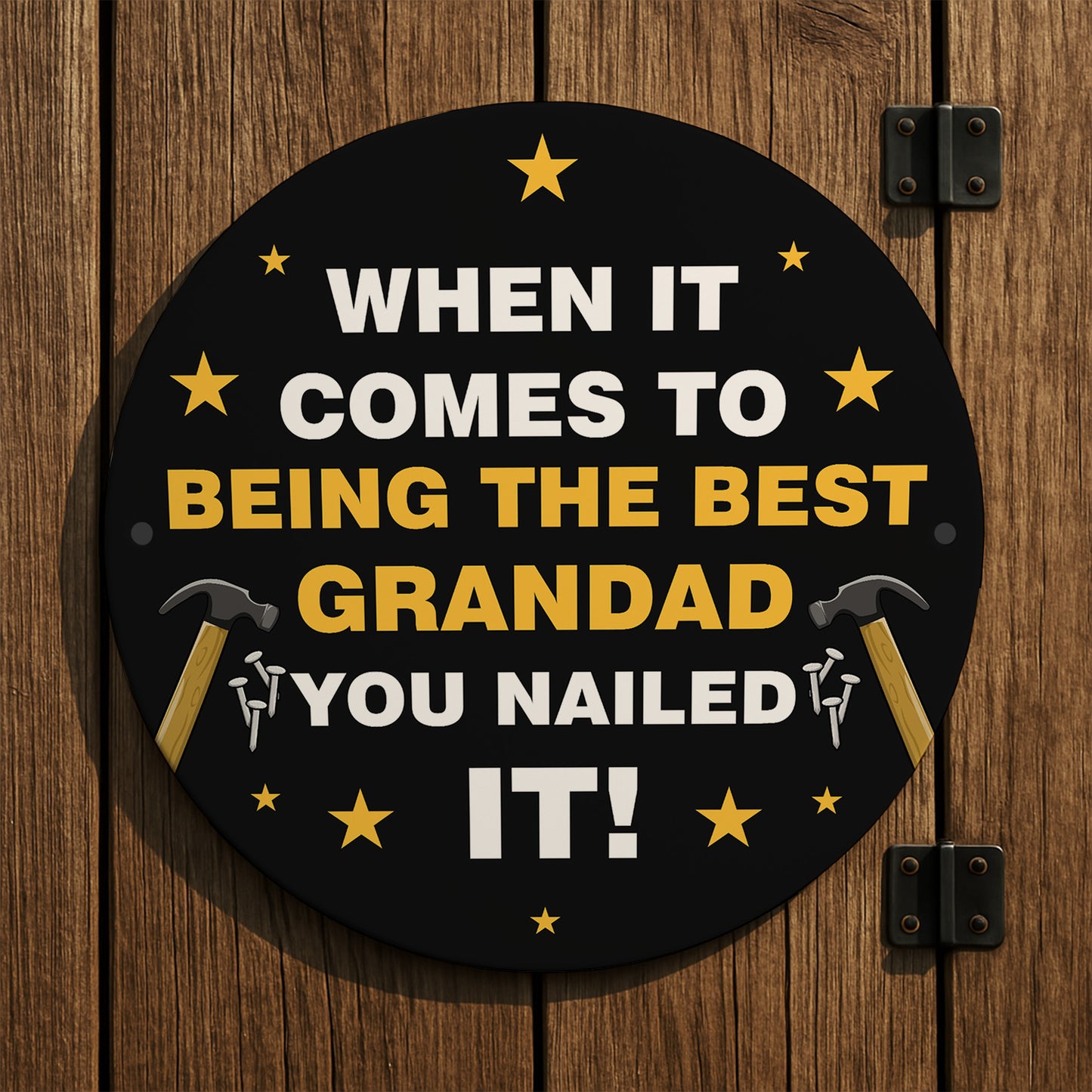 Fathers Day Gift For Grandad Nailed It Grandad Gift Man Cave