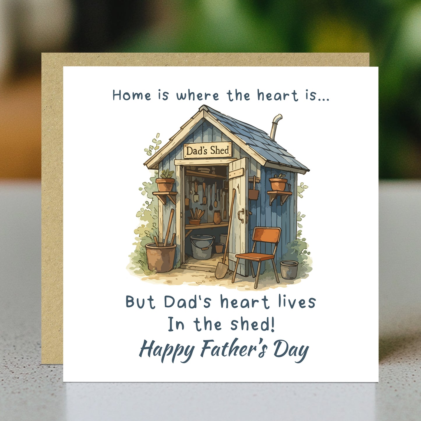 Funny Fathers Day Card For Dad From Daughter Son Kids