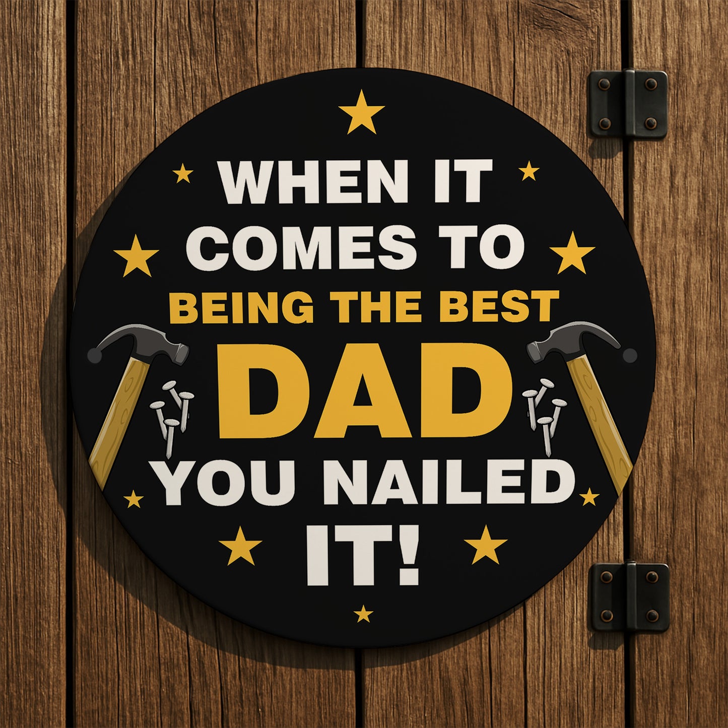 Fathers Day Gift For Dad Nailed It Dad Gift From Daughter Son