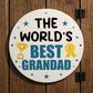 Gift For Grandad For Fathers Day Birthday Worlds Best Grandad