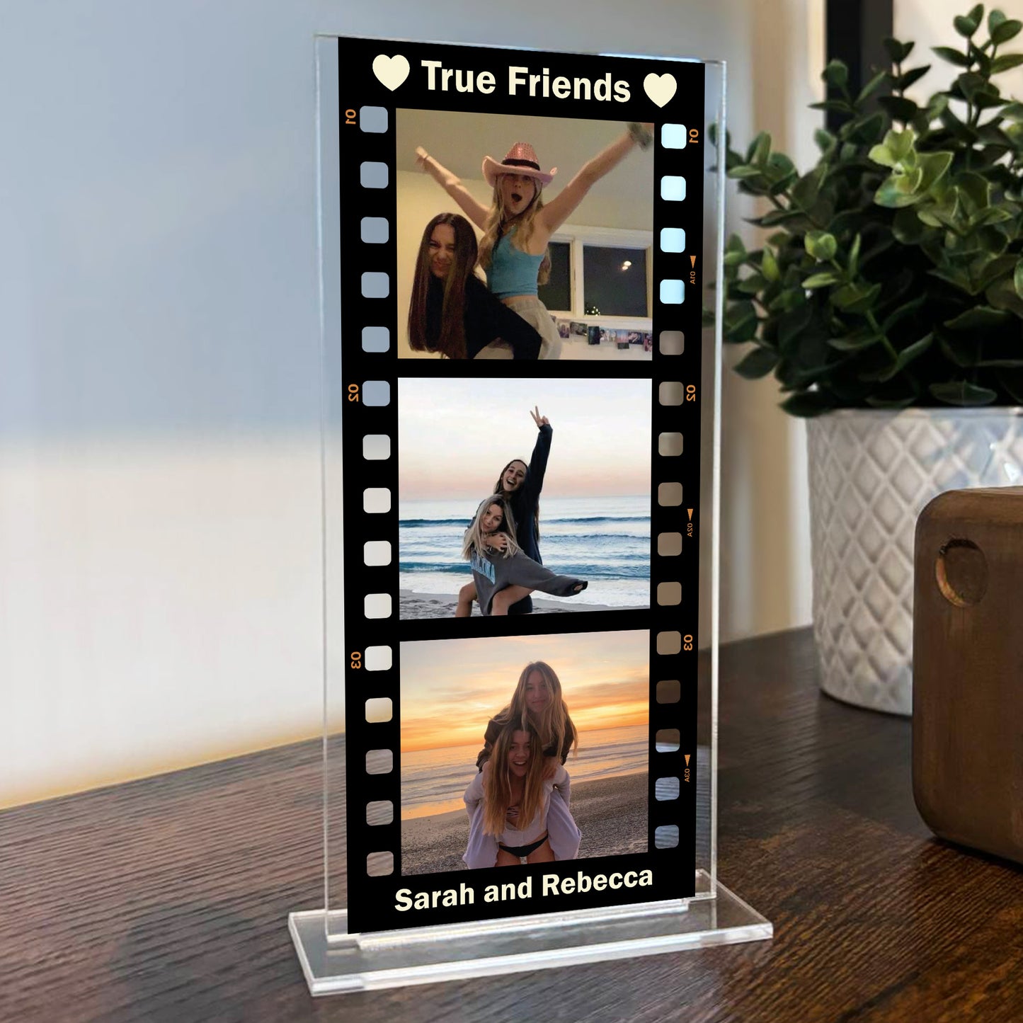 True Friends Plaque Best Friend Sign Friendship Gift Photo Sign