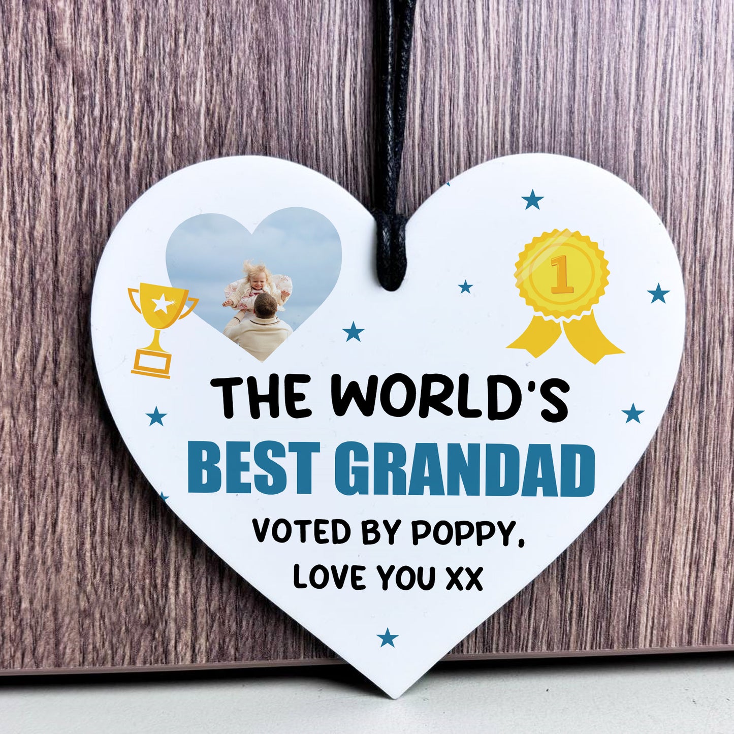 Gift For Grandad For Birthday Fathers Day Plaque Personalised