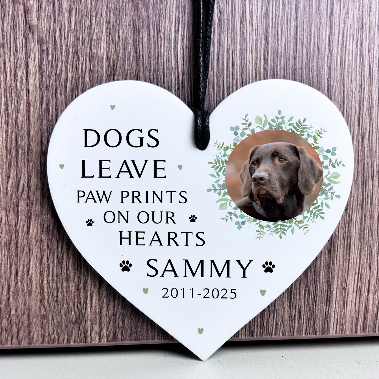 Personalised Dog Memorial Photo Plaque Gift For Dog Lover