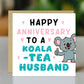 Husband Anniversary Card From Wife Funny Card For Partner