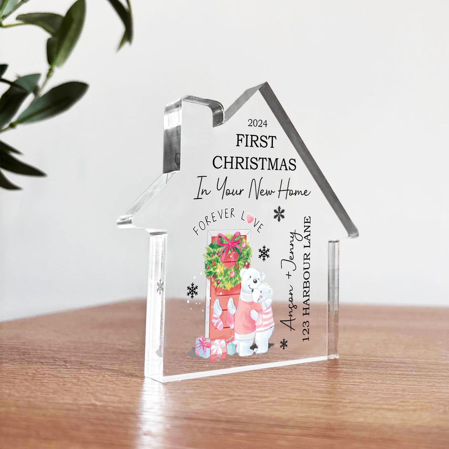 1st Christmas In Your New Home Personalised House Warming Gifts