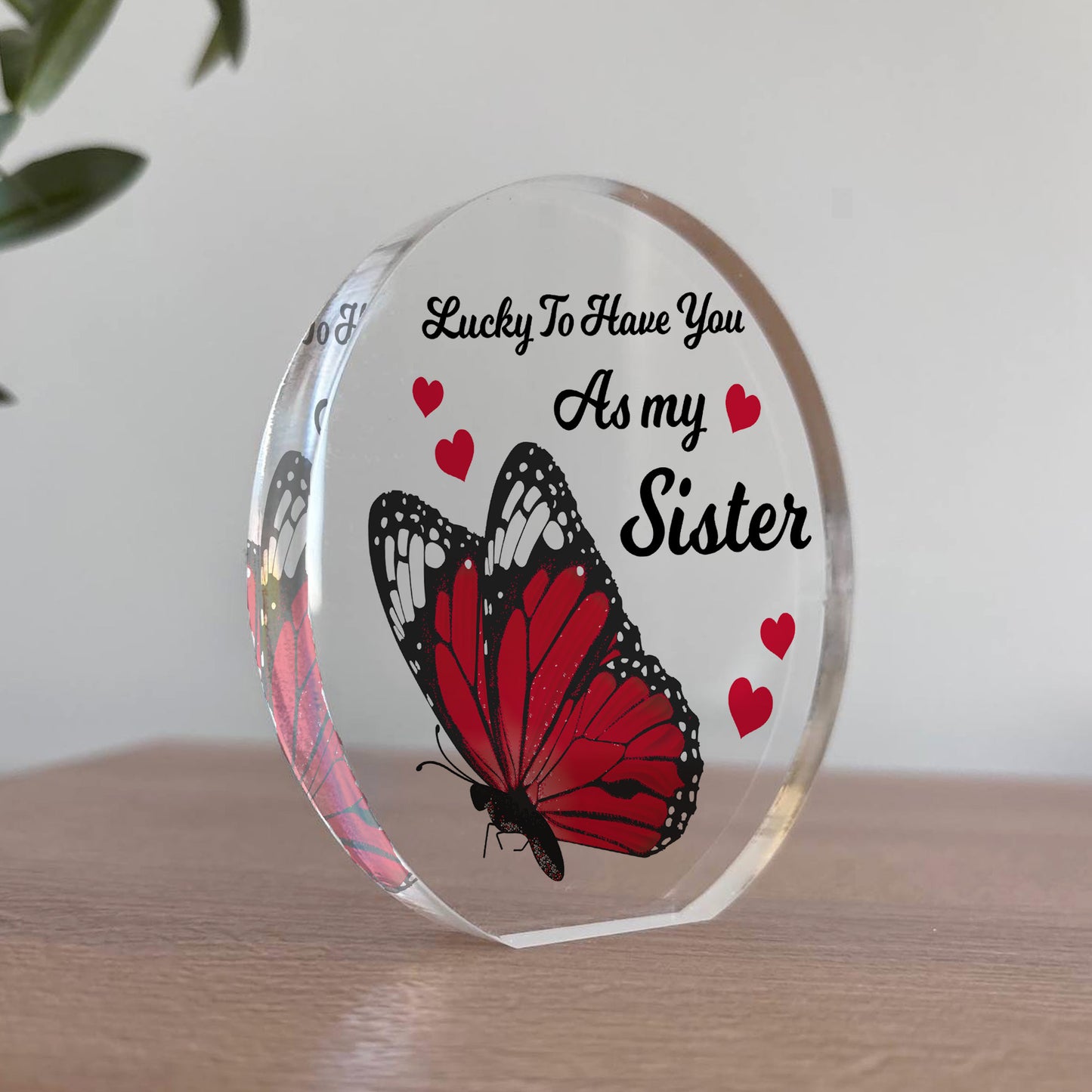 Sister Gifts Acrylic Plaque Birthday Gift For Sister Big Little
