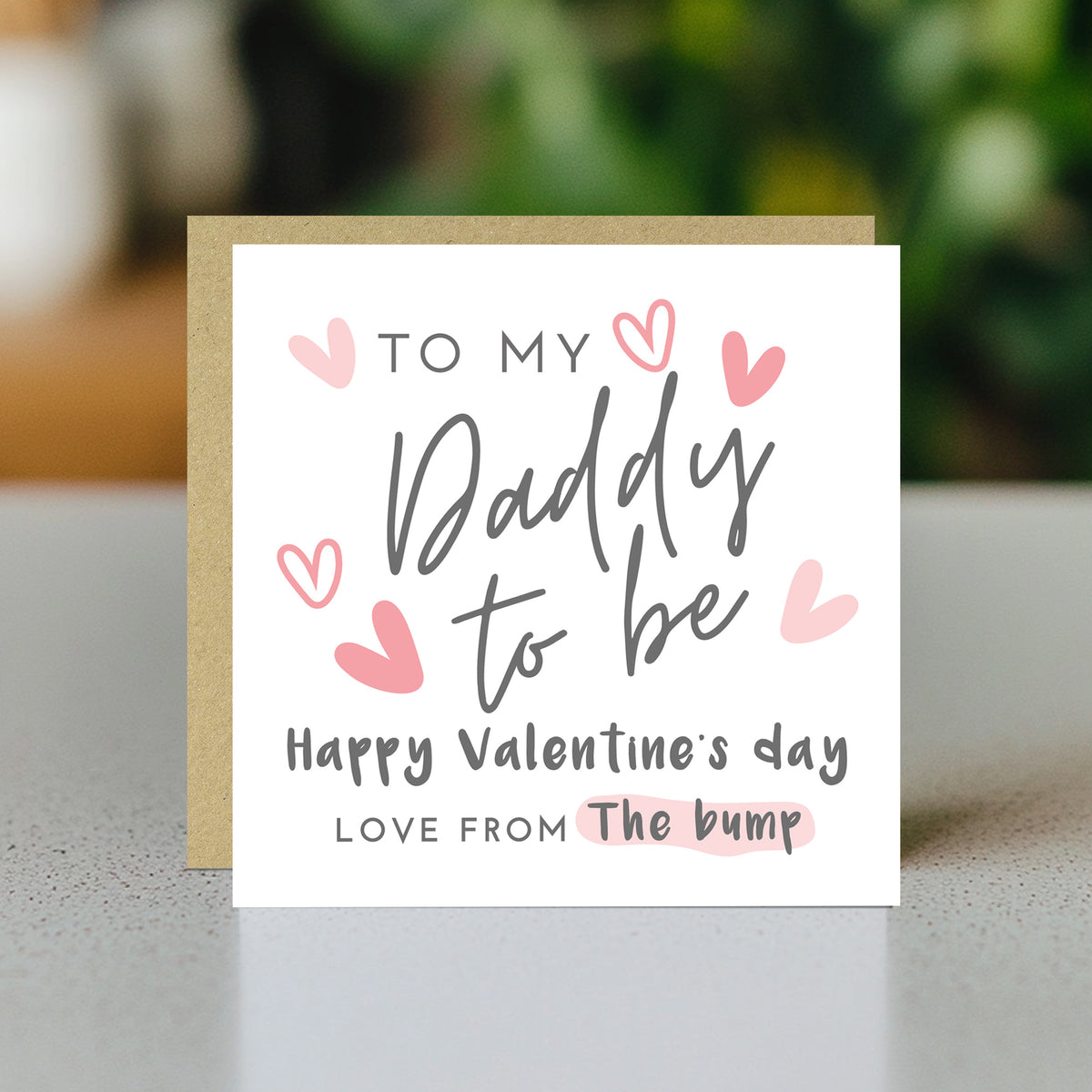 Daddy To Be Valentines Card Valentines Card From Bump