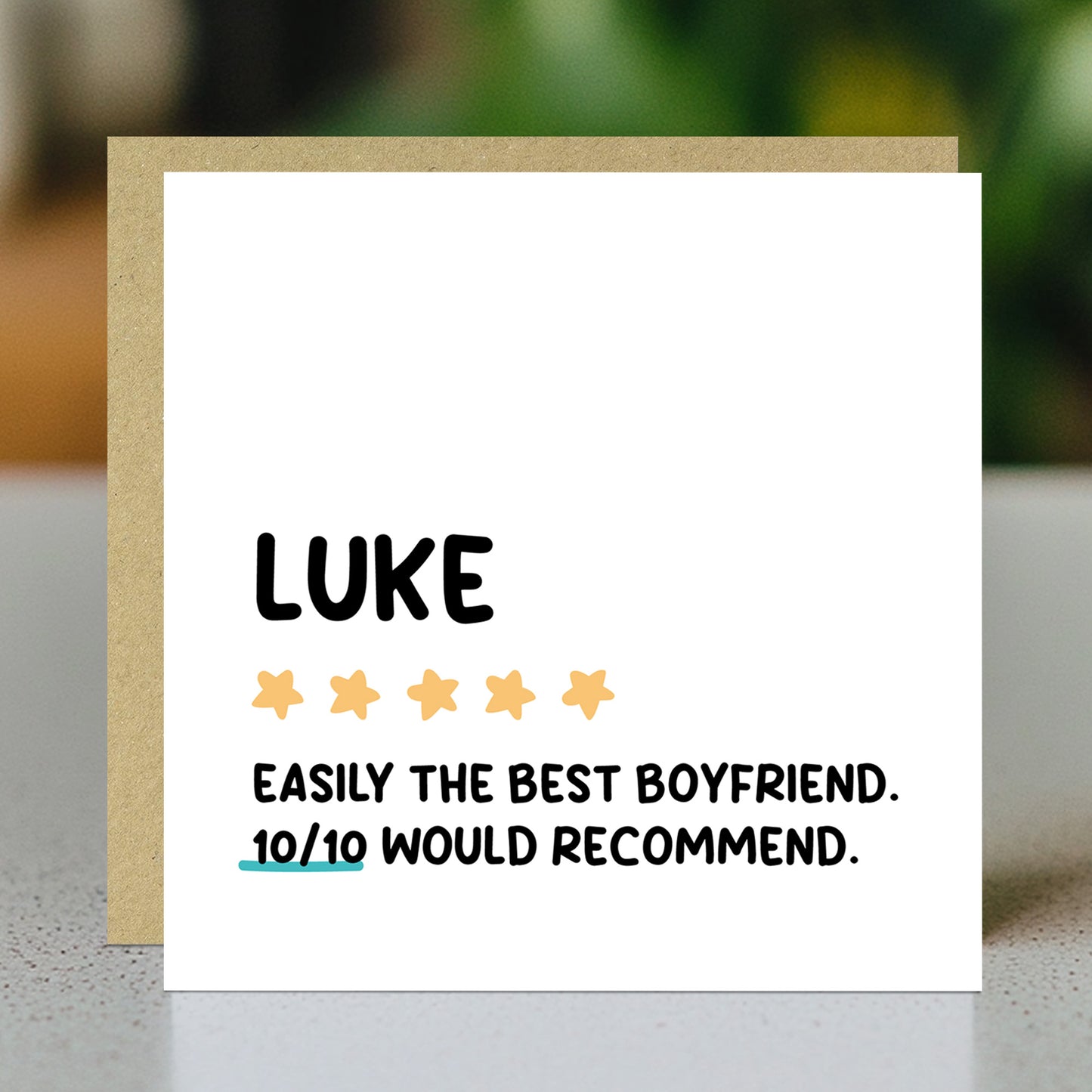 Funny Card For Boyfriend For Birthday Anniversary Personalised