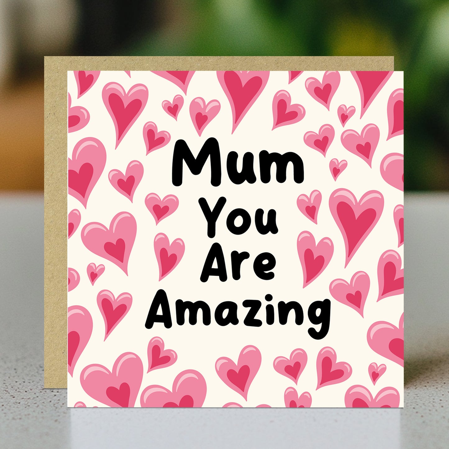Mothers Day Card Mum Card With Envelope Mum Cards From Daughter