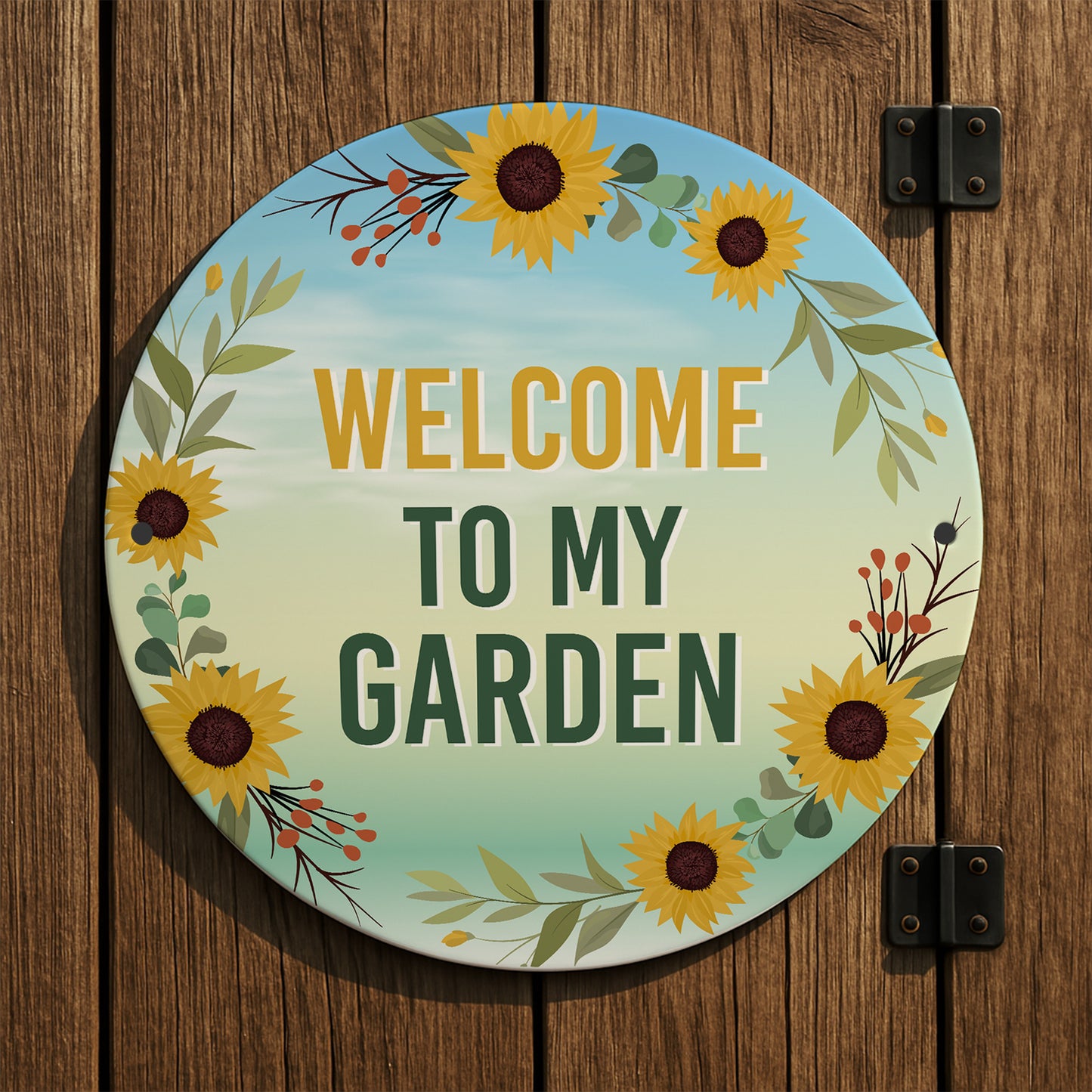 Novelty Garden Sign For Outside WELCOME TO MY GARDEN Plaque